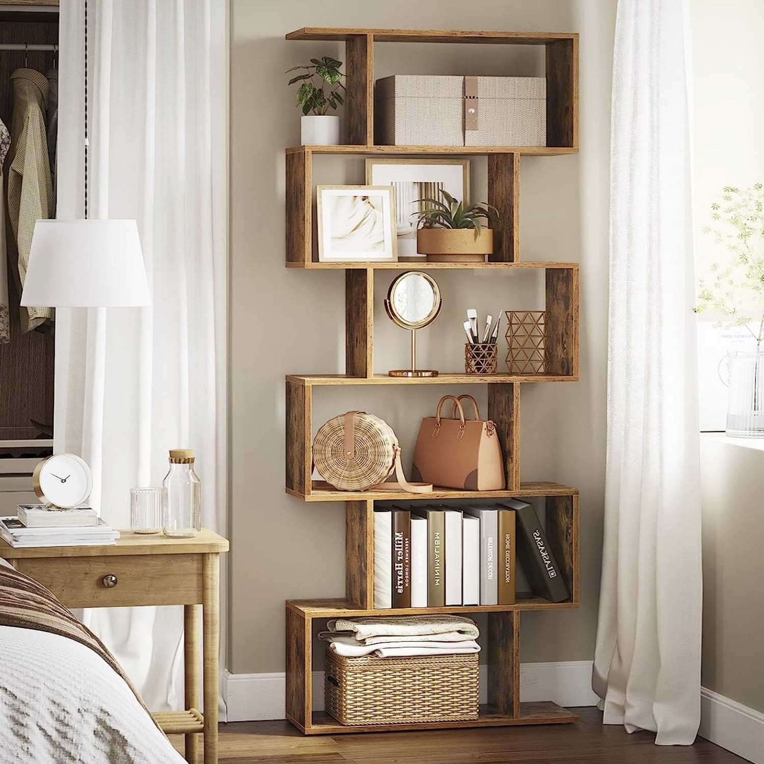 Bücherregal, Bücherregal Schmal, Bücherregal Vintage, Standregal Schmal, Bücherregal Shmal und Hoch