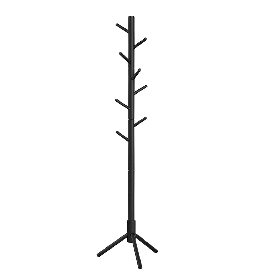 Garderobenständer, aus Holz, Garderobenständer Baum, 8 Haken, 3 verstellbare Höhen, für Kleidung, Hüte, VASAGLE, 2