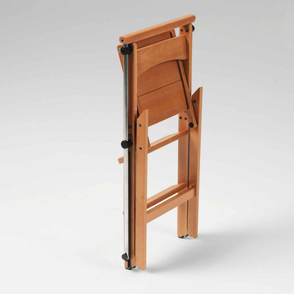 Leiter, Trittleiter, Trittleiter 4 stufen, Trittleiter Holz, umwandelbarer Stuhl, mit Sicherheitssystem, ELETTA, 4