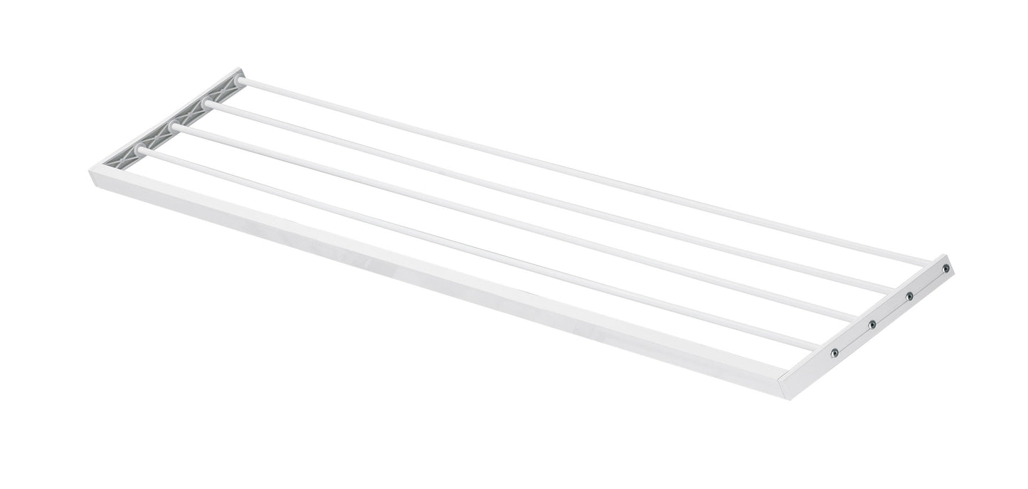 Trocknungsgestell PELLIKANO, Bleche optional, 6,5 mt Wäscheleine, Kombination mit 600 - 602 - 606 - 999. - Farbe weiß