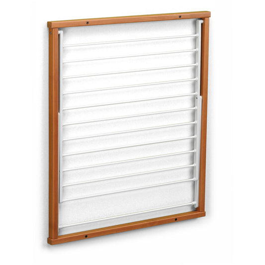 Wäscheständer wand, Wandwäschetrockner, Trockengestell für die Wand KLEDY, 6,5 Meter Wäscheleine, Farbe Kirschbaum, ARIT, 4