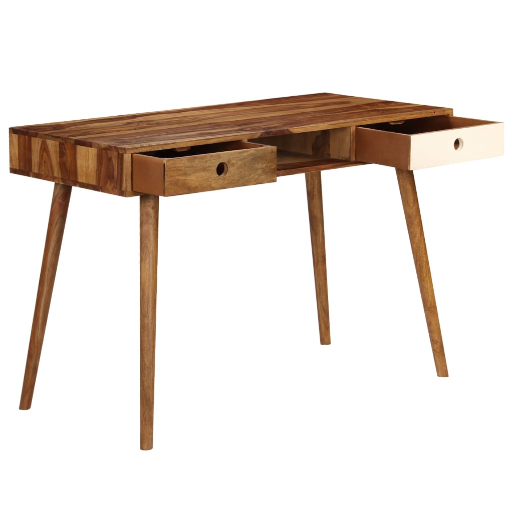 vidaXL - Schreibtisch 110 x 55 x 76 cm Massivholz