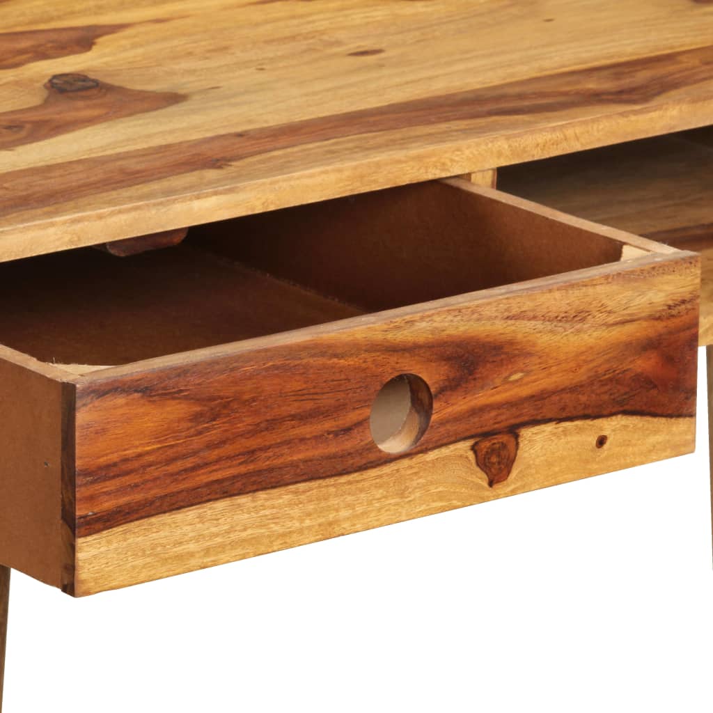 vidaXL - Schreibtisch 110 x 55 x 76 cm Massivholz