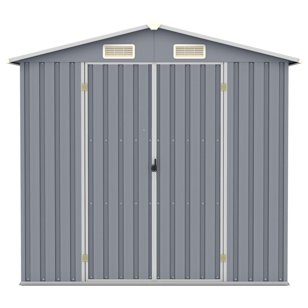 Geräteschuppen, Gartenschrank Wetterfest, Gerätehaus, Gerätehaus metall, Outdoor schrank, Verzinkter Stahl, vidaXL, 7