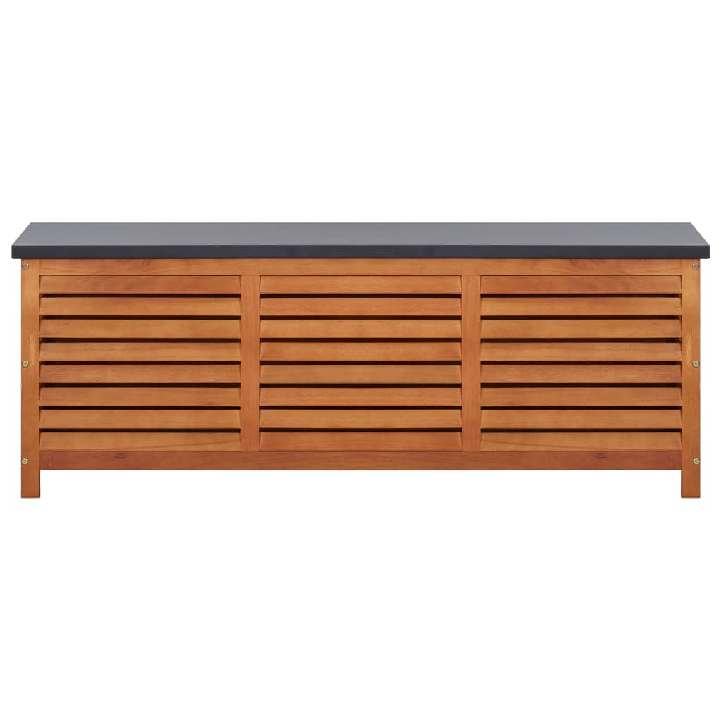 vidaXL Gartenbox 150x50x55 cm Eukalyptus Massivholz