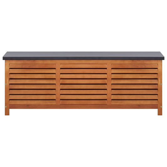 vidaXL Gartenbox 150x50x55 cm Eukalyptus Massivholz