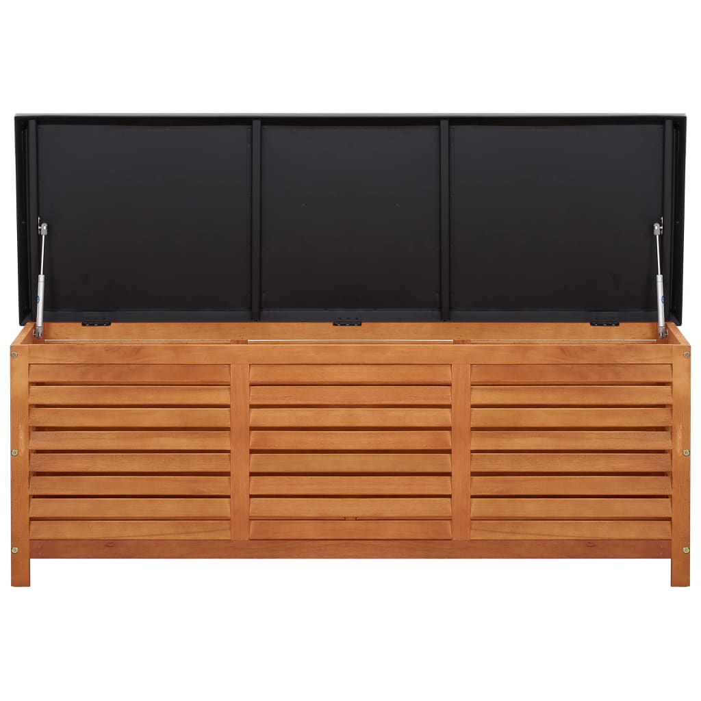 vidaXL Gartenbox 150x50x55 cm Eukalyptus Massivholz