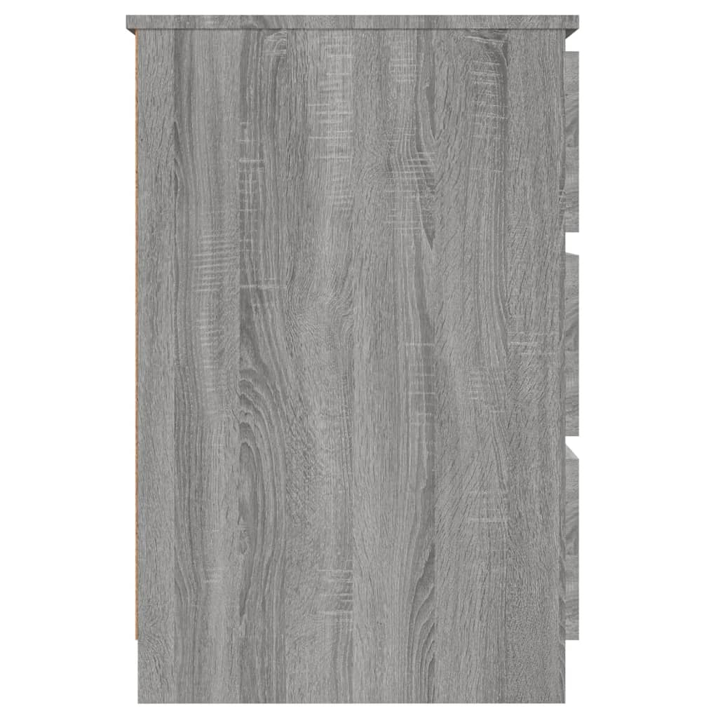 vidaXL - Schreibtisch Grau Sonoma 140x50x77 cm Holzwerkstoff