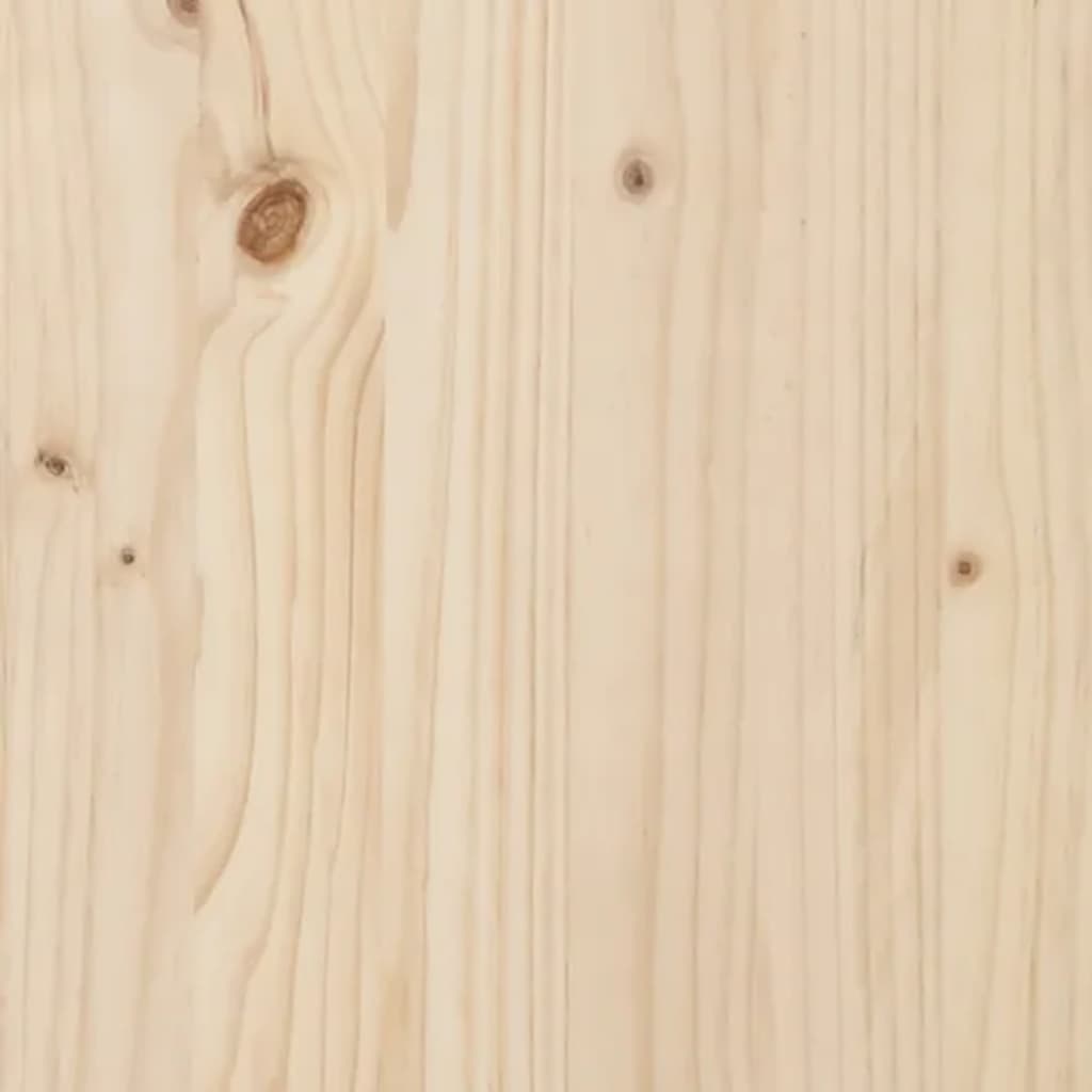 Kleiderständer Holz, Kleiderständer mit ablage, 100x45,5x150 cm, Kleiderständer Stabil, Massivholz Kiefer, Leichter Aufbau, Natürliche farbe, vidaXL, 6