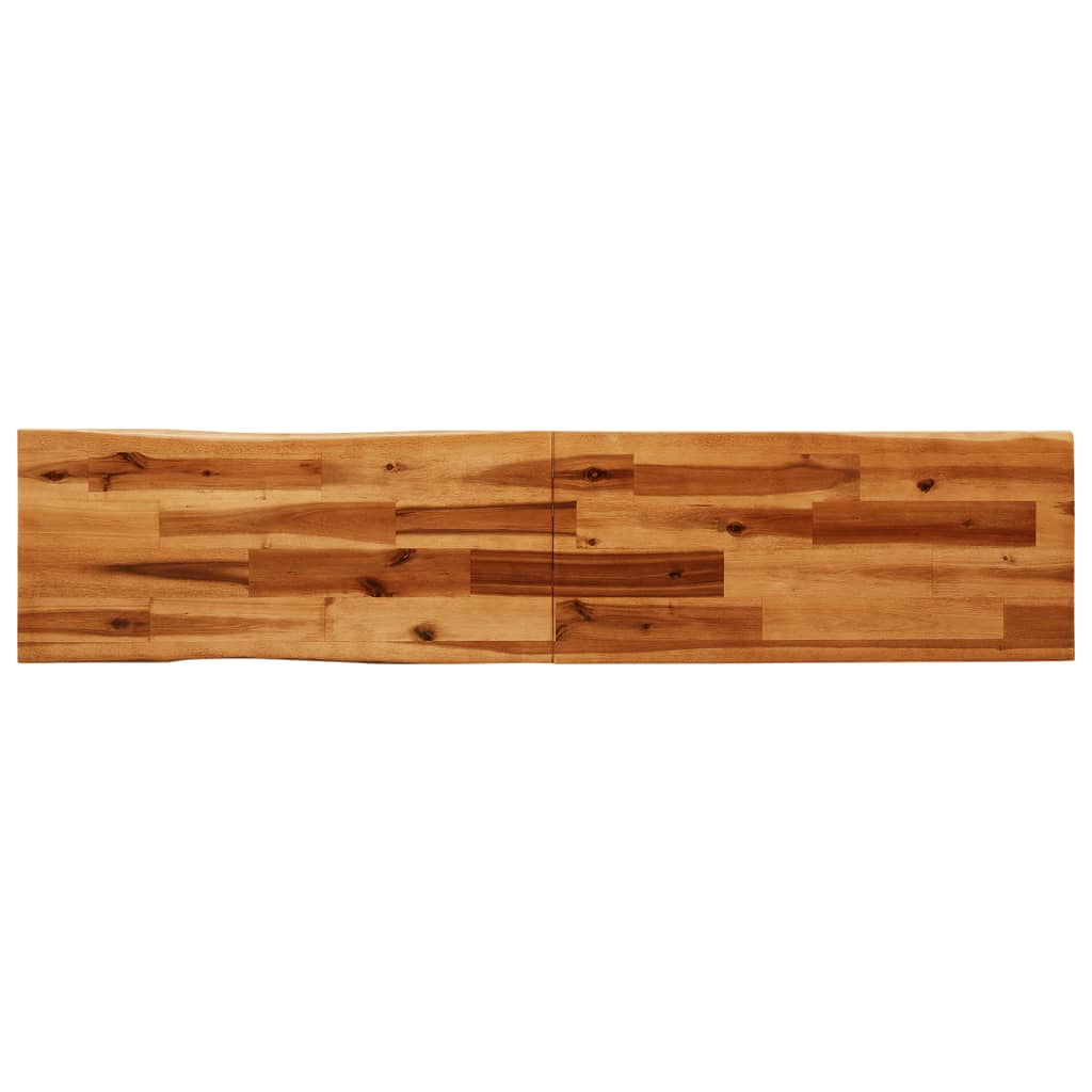 Sitzbank, Bank Baumkante, Bank zum Sitzen, 160 × 35 × 45 cm, Massivholz Akazie, vidaXL, 5