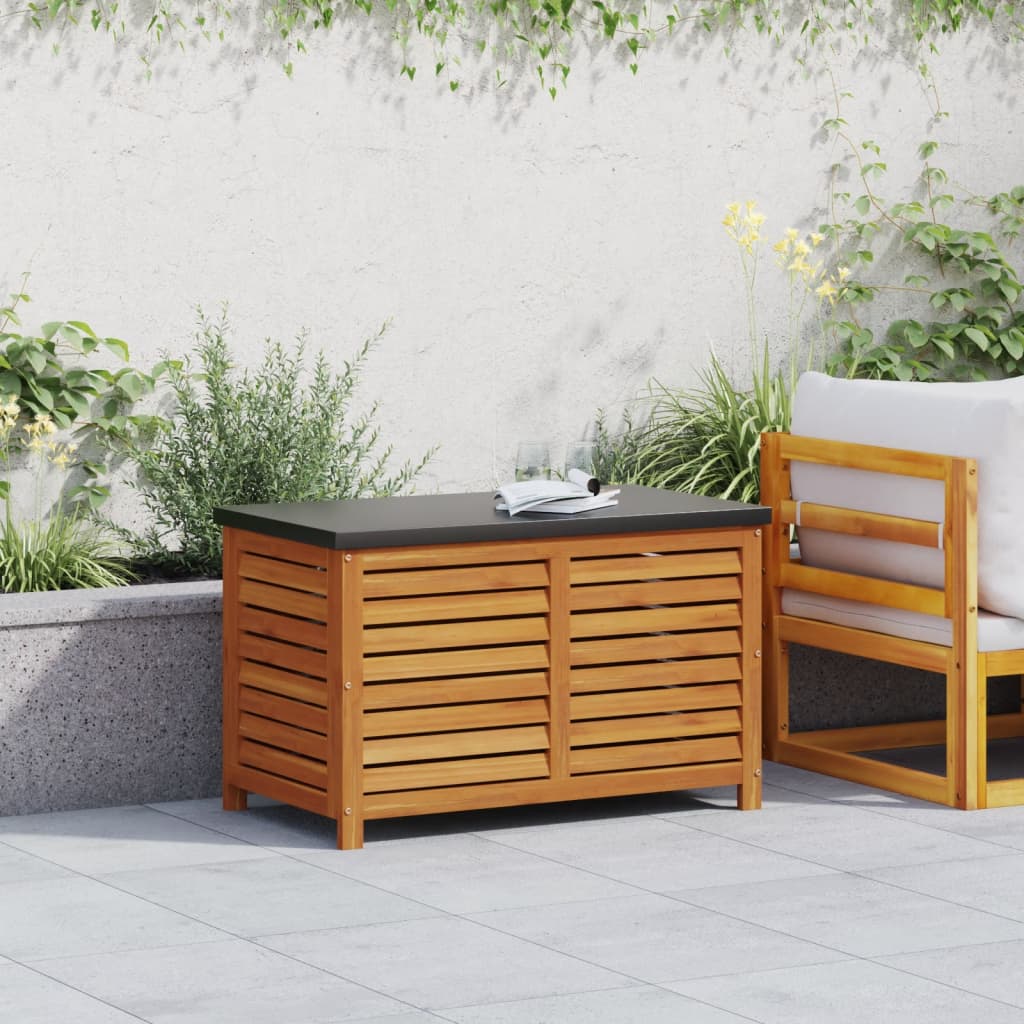 vidaXL Gartenbox 90x48x55 cm Massivholz Akazie