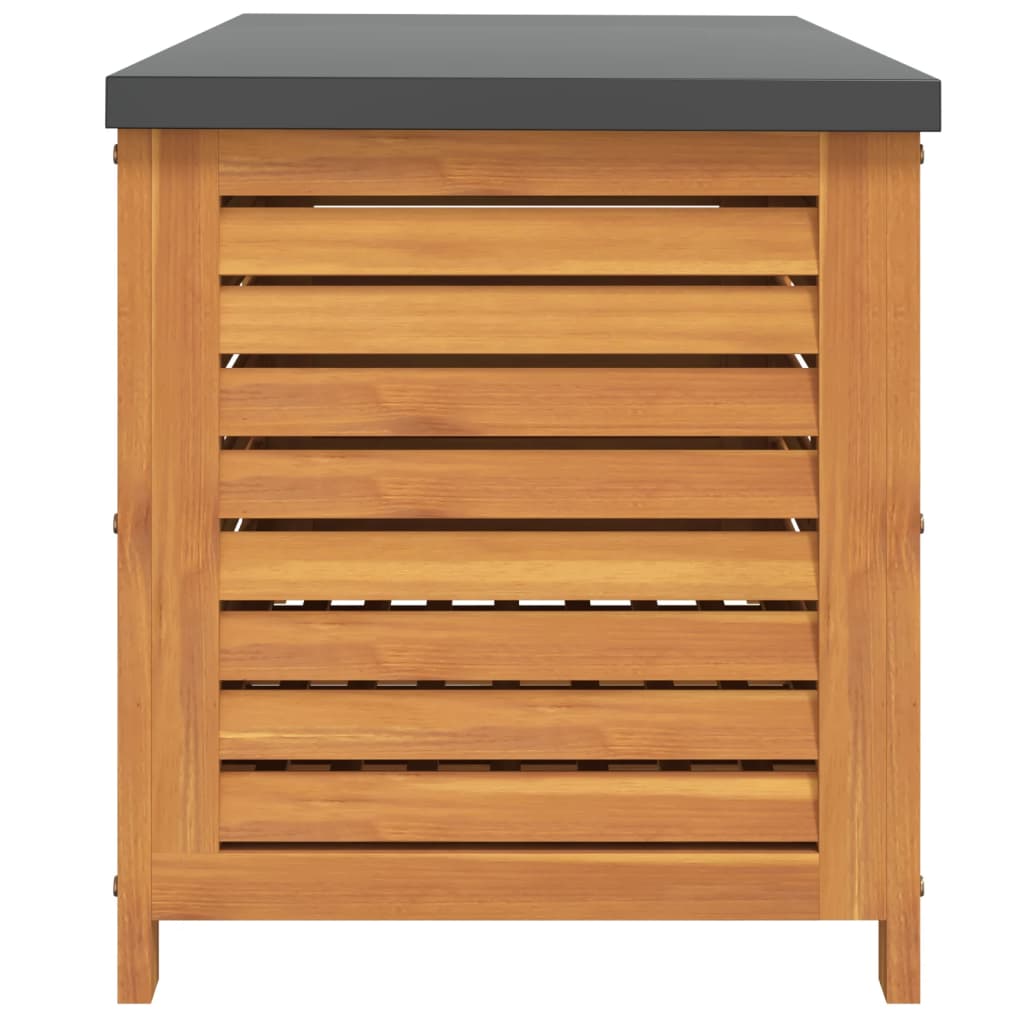 vidaXL Gartenbox 90x48x55 cm Massivholz Akazie