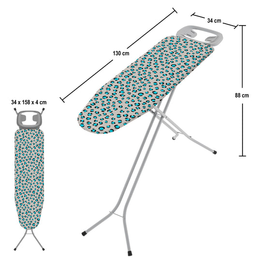 Bügelbrett, Bügeltisch, 110 x 32 cm, Höhenverstellbar in 4 Positionen bis 88 cm, leicht und einfach, Hergestellt in Italien, Colombo SUPER EURO, 2