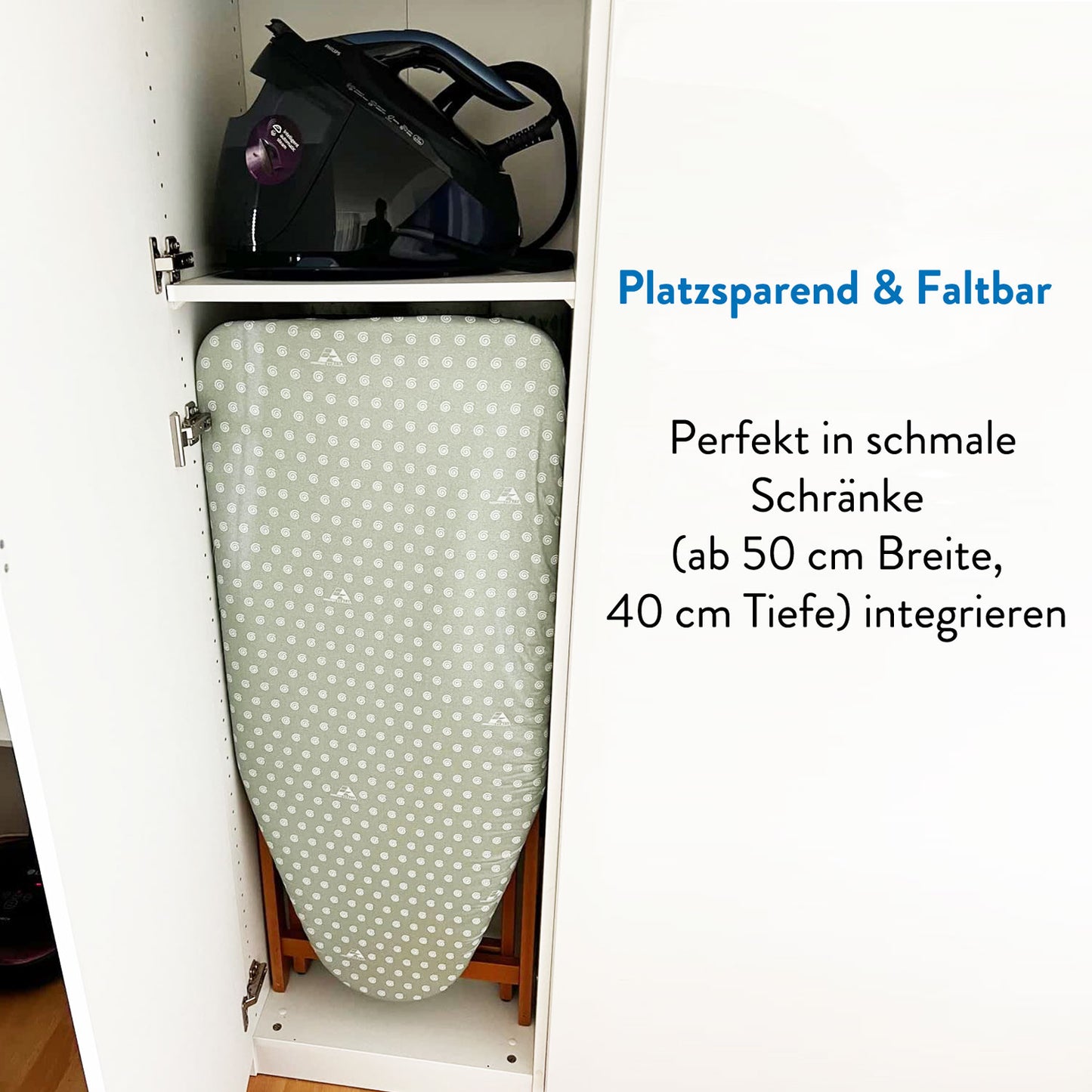 Bügelbrett, Bügelbrett Holz, Klappbar, Bügeltisch, aus Buche, ARIT STIROLIGHT, 8