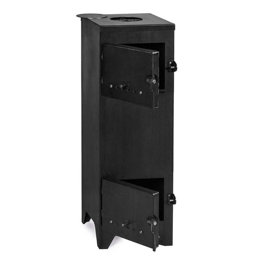 Cook King - Campingofen BURNER Mit Schamotteauskleidung