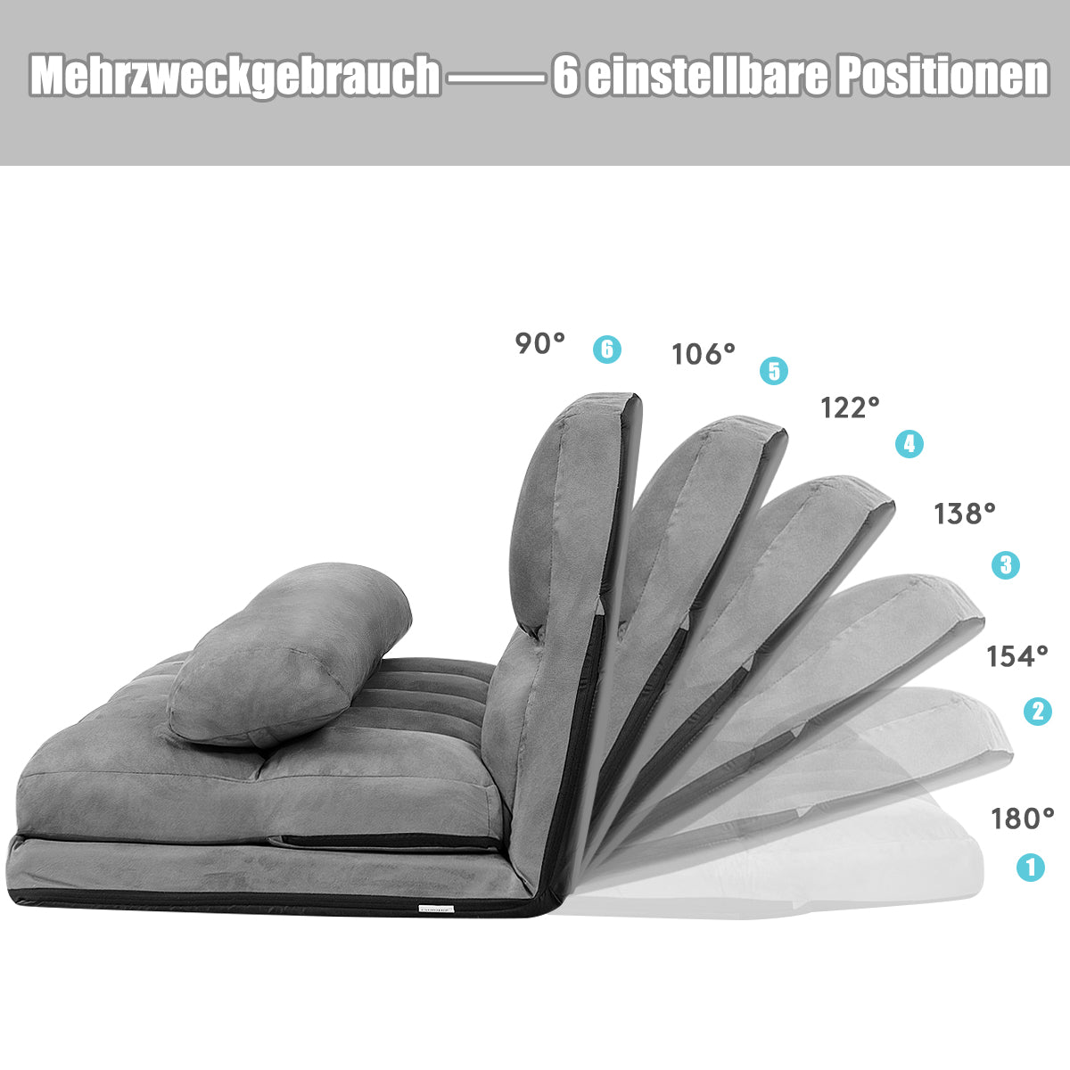 Bodensofa, Boden Sofa, Bodencouch, Bodensofa mit Schlaffunktion, Bodensofa Klappbar, Bodensofa Kinder, Boden Schlafsofa, 9