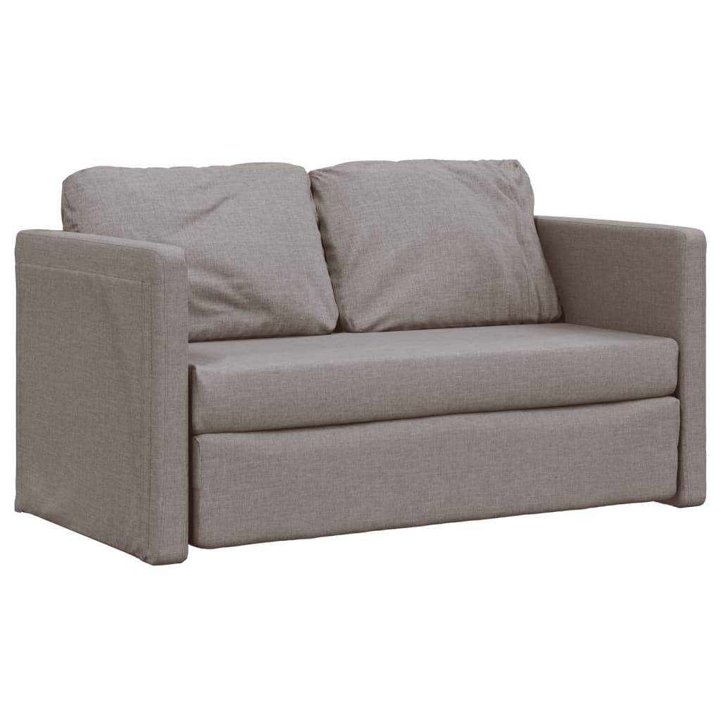 Bodensofa, Boden Sofa, Bodencouch, Bodensofa mit Schlaffunktion, Bodensofa Klappbar, Stoff, Taupe, vidaXL, 1