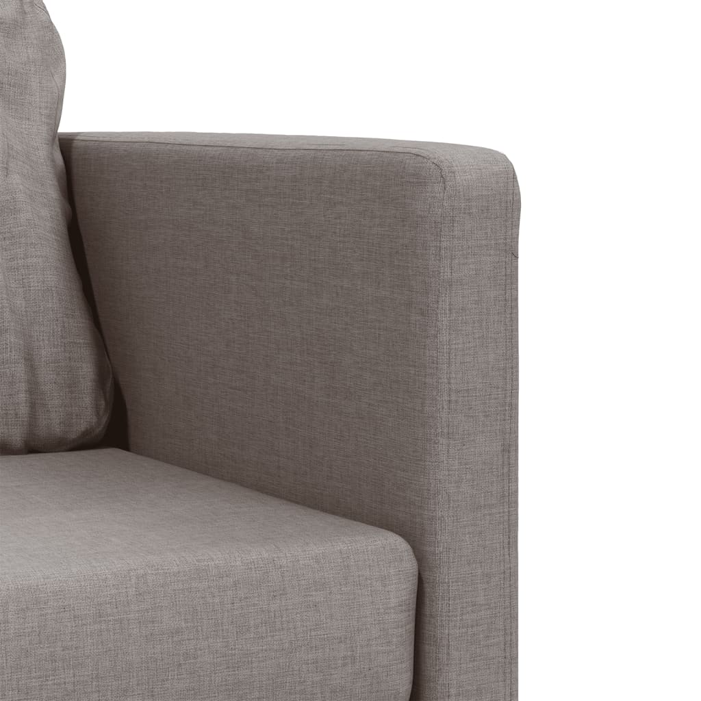 Bodensofa, Boden Sofa, Bodencouch, Bodensofa mit Schlaffunktion, Bodensofa Klappbar, Stoff, Taupe, vidaXL, 7