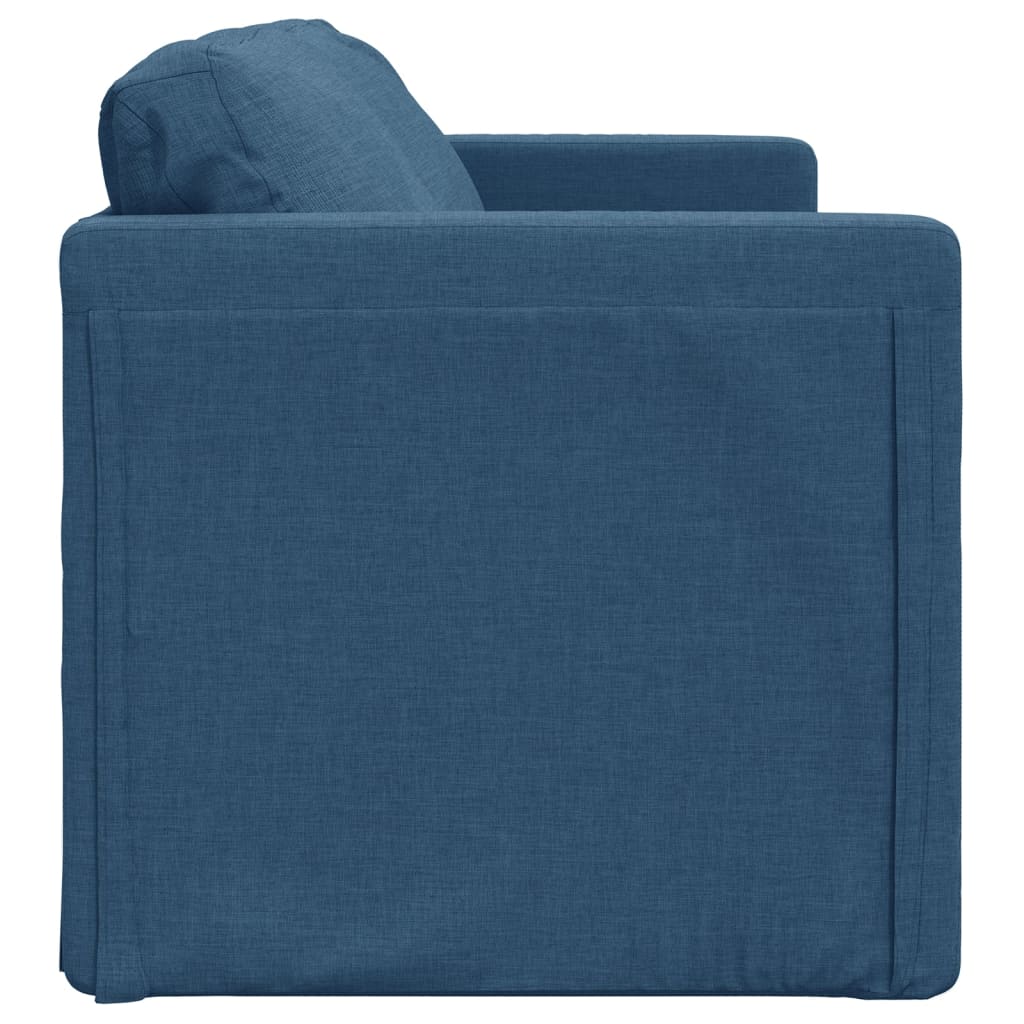 Bodensofa, Boden sofa, Bodencouch, Bodensofa mit Schlaffunktion, Bodensofa klappbar, Stoff, Blau, vidaXL, 5