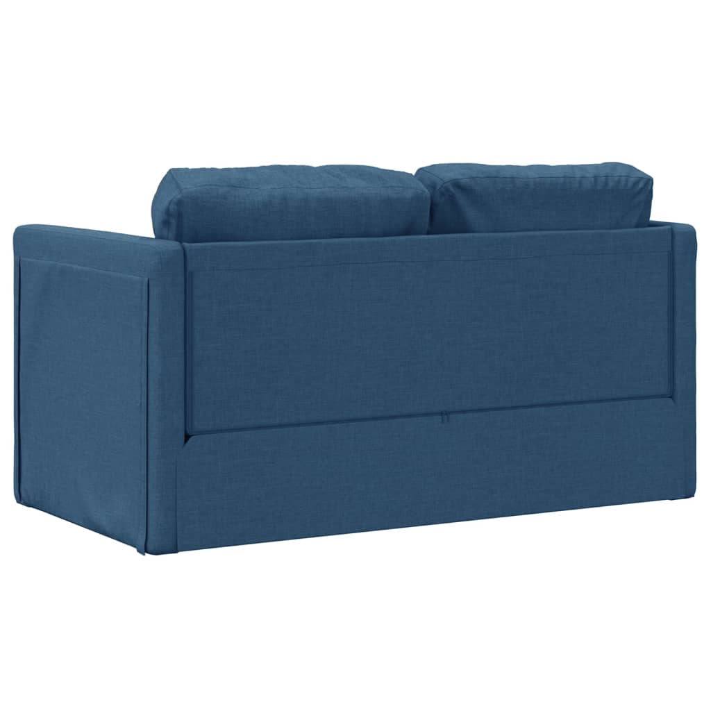 Bodensofa, Boden sofa, Bodencouch, Bodensofa mit Schlaffunktion, Bodensofa klappbar, Stoff, Blau, vidaXL, 6