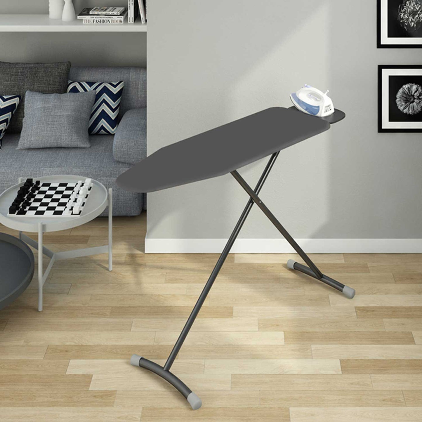 Colombo FLAMINGO - Bügelbrett, 120x40 cm, Bügelbrett Klappbar, Bügeltisch, Größe L, 6 Positionen