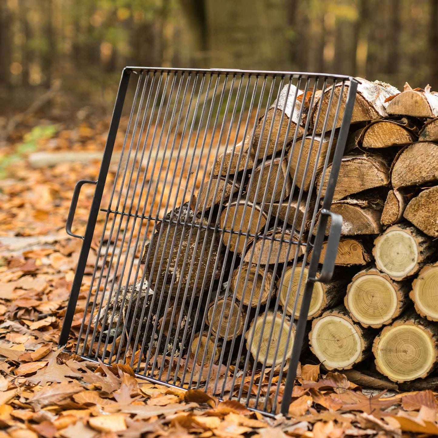 Grillrost aus Rohstahl für Feuerschale - Größe 58x58cm, Cook King, 4