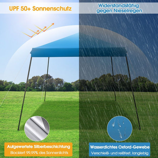 Faltpavillon, Faltpavillon 3x3, Gartenpavillon, Stabile zelte, Großes Überdachungszelt Partyzelt, Festzelt, zelt, Costway, 4