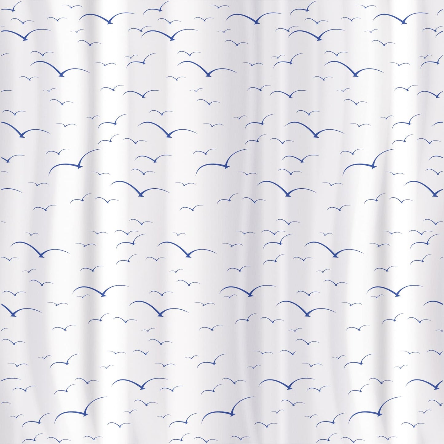 Duschvorhang, Duschvorhang Badewanne, Duschvorhang Textil, Duschvorhang Modern, Textil Polyester, Tatkraft Seagulls, 4