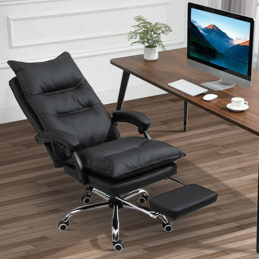 Bürostuhl, Ergonomischer Bürostuhl, Drehstuhl, Gamingstuhl, Schreibtischstuhl Ergonomisch, Schwarz, Vinsetto, 8