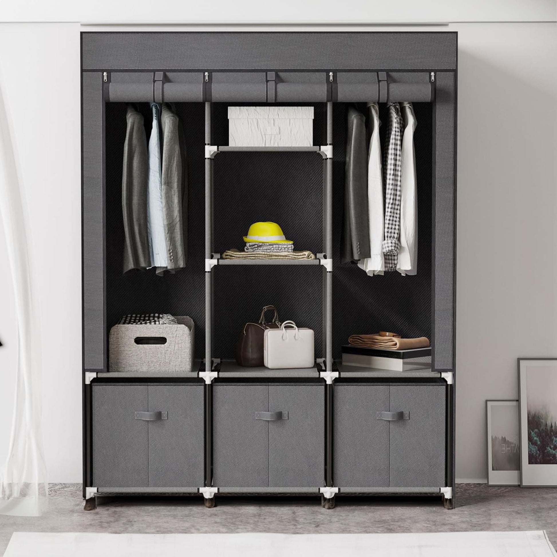 Faltshrank, Faltbarer Kleiderschrank, Faltbarer Schrank, Kleiderschrank Faltbar, Klappbarer Kleiderschrank, im