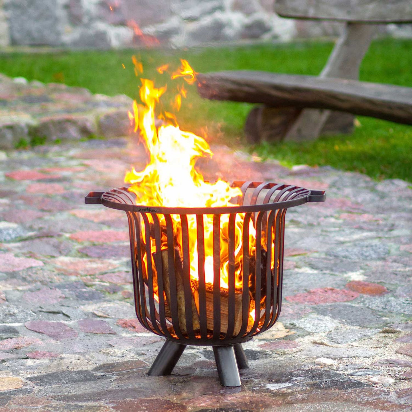 Feuerkorb „VERONA“, Feuerkörbe, Terrassenofen, Grill-Feuerkorb, Feuerschale, Handgemachte Qualität, 2