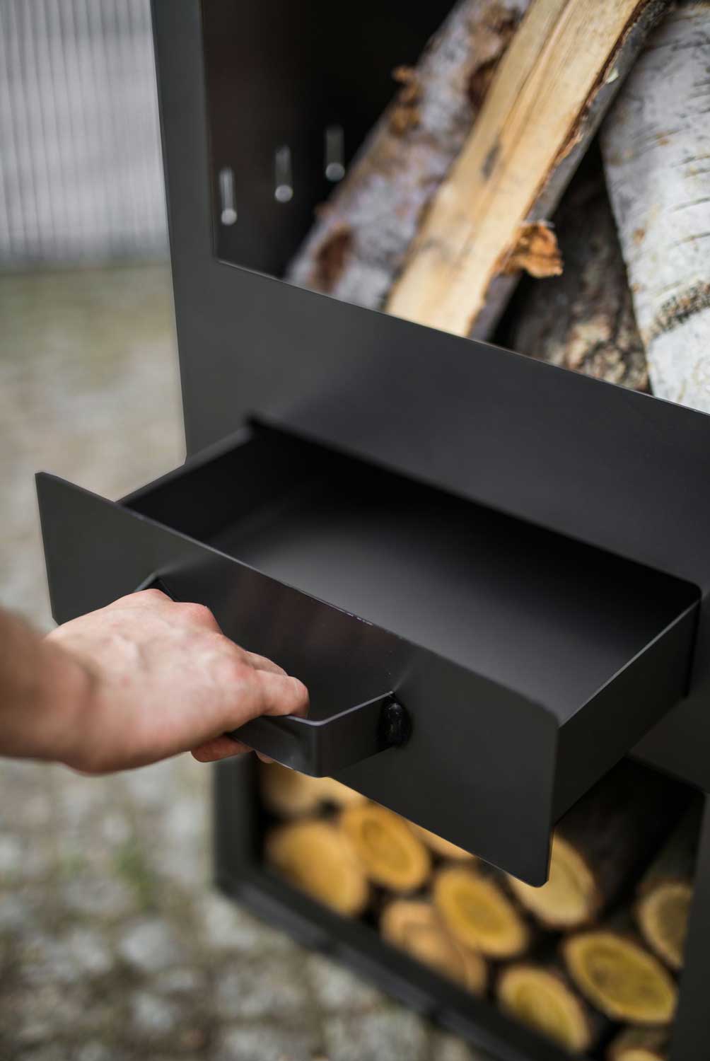 Gartenofen ROSA, Outdoorgrill, Gartenkamin, Outdoor-Küchenofen, Garten-Kamin, Zeltofen Gartenofen, Handgemachte Qualität, 1