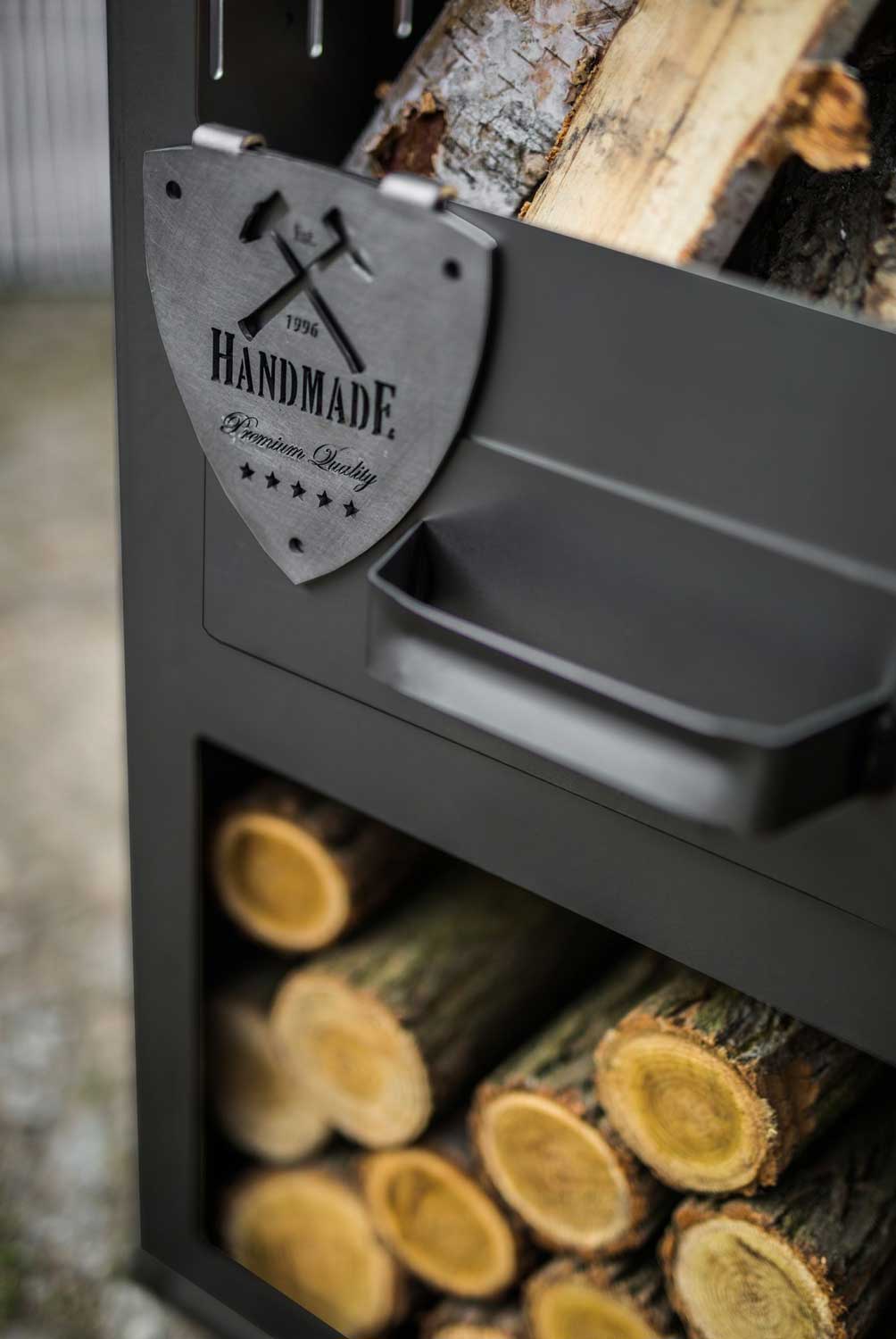 Gartenofen ROSA, Outdoorgrill, Gartenkamin, Outdoor-Küchenofen, Garten-Kamin, Zeltofen Gartenofen, Handgemachte Qualität, 2