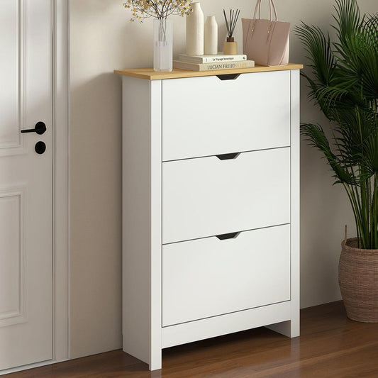 Schuhschrank, Schuhschrank Schmal, Schuhkipper schmal, Schuhregal schmal, Schuhschrank Klappbar, HOMCOM,