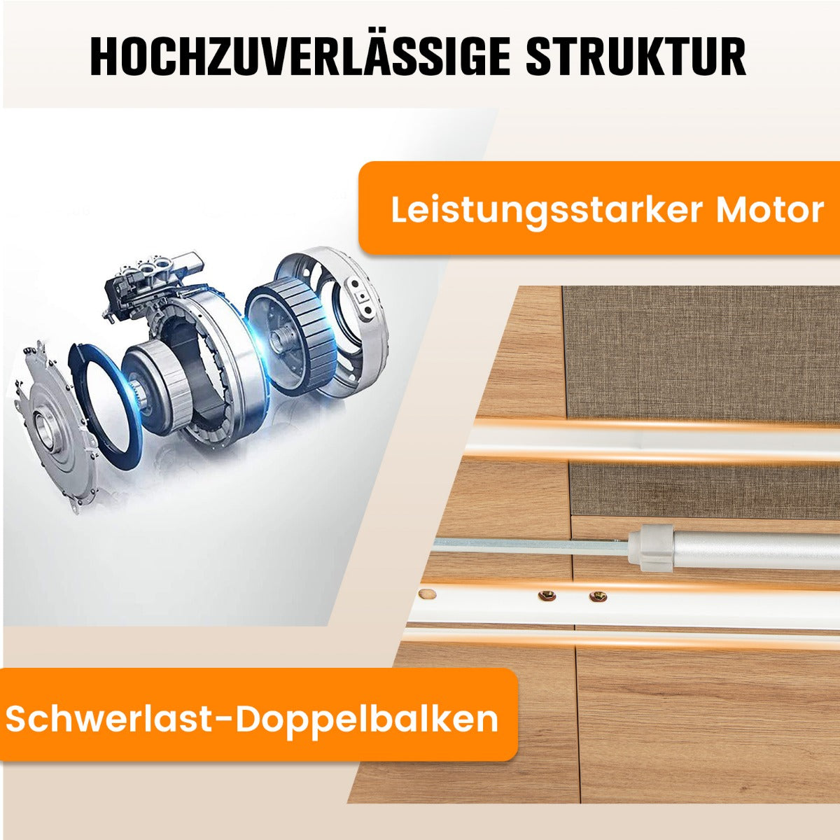 Höhenverstellbarer Schreibtisch, Elektrischer Höhenverstellbarer Schreibtisch, Gewichtskapazität 90 kg, Eiche, Costway, 7