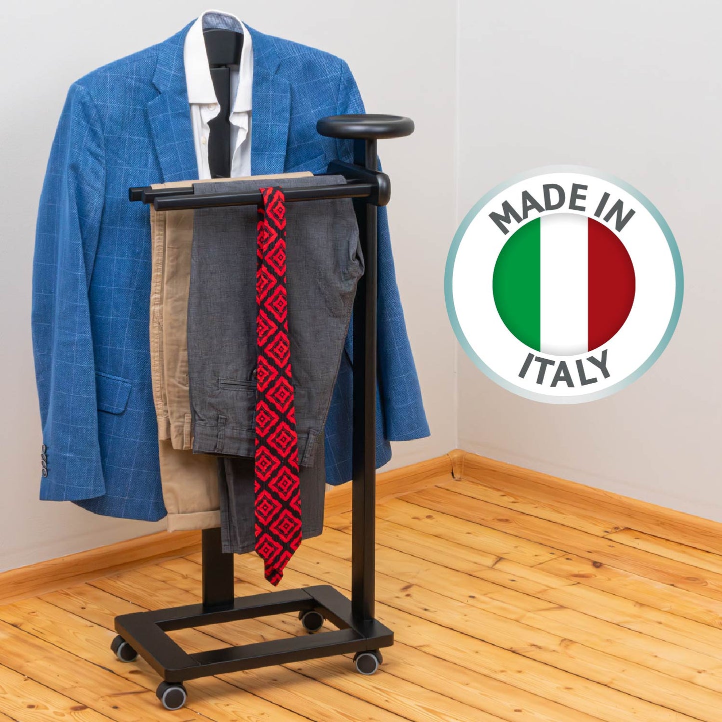 Herrendiener, Stummer Diener Modern, Kleiderständer Holz, Tatkraft Baron, 11