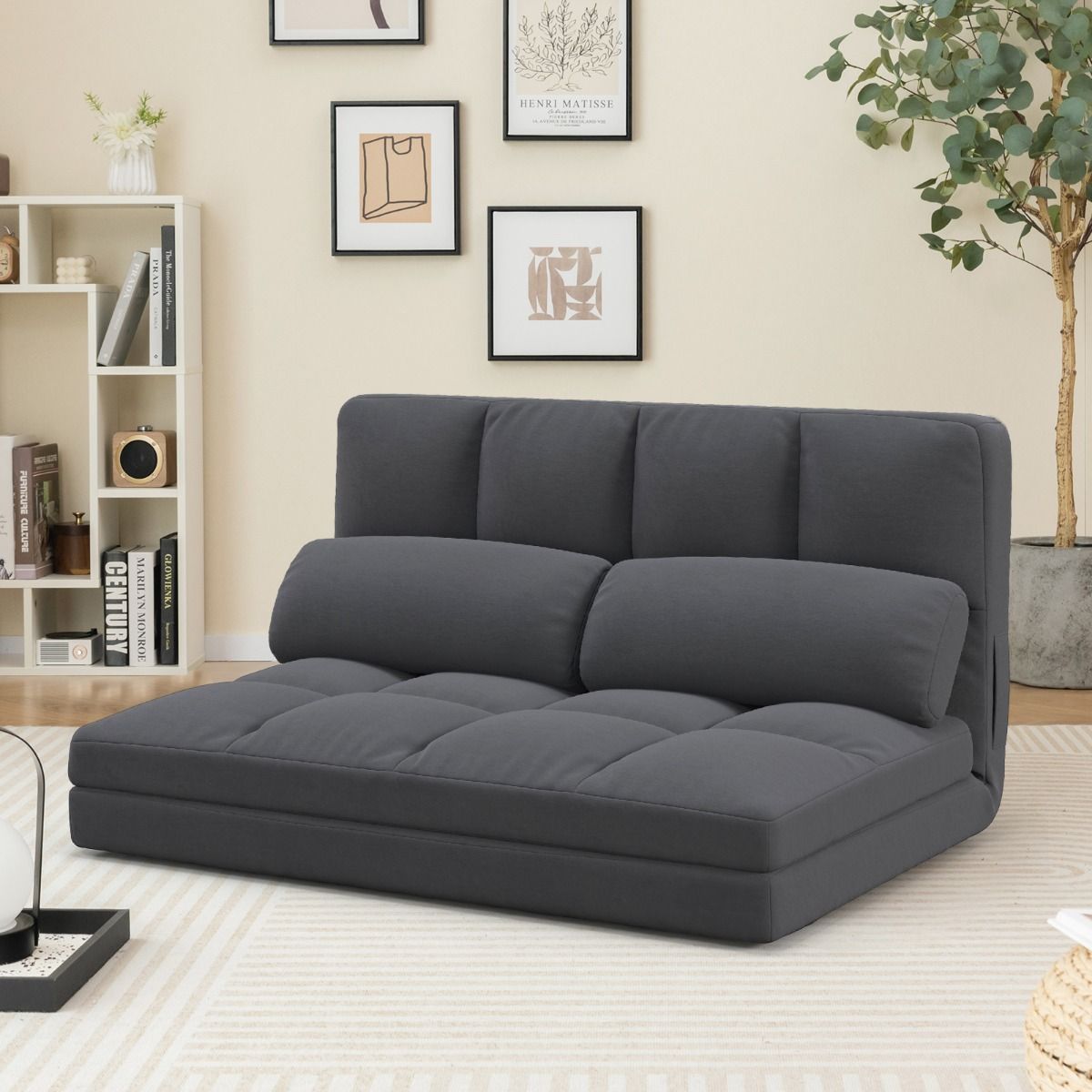 Bodensofa, Bodencouch, Bodensessel, Bodensofa mit schlaffunktion, Bodensofa Klappbar, Costway, 8