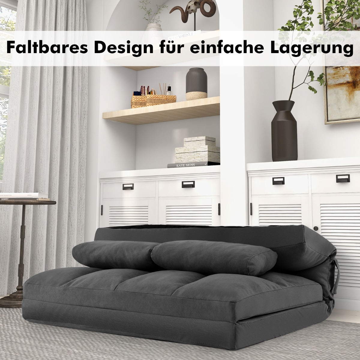 Bodensofa, Bodencouch, Bodensessel, Bodensofa mit schlaffunktion, Bodensofa Klappbar, Costway, 6
