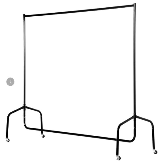 Kleiderständer, Kleiderständer Stabil, Schwerlast Kleiderständer, Kleiderständer auf Rollen, Großer Kleiderstange, HOMCOM, 1