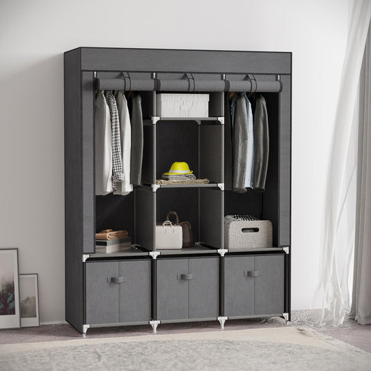 Kleiderständer, Stoffschrank, Faltschrank, Stoff Kleiderschrank, kleiderschrank mit reißverschluss, kleiderschrank faltbar