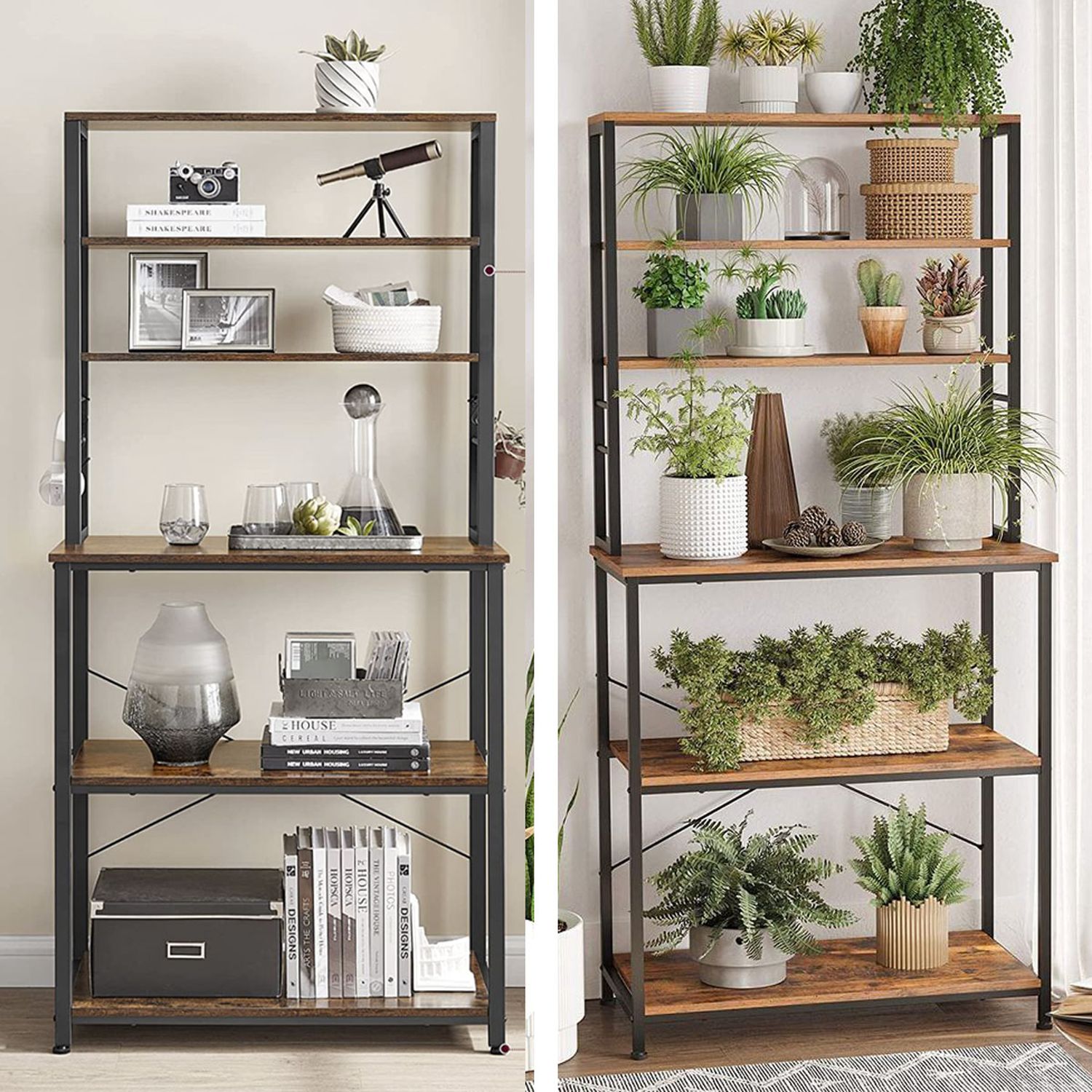 Küchenregal, Küche Regal, Küchenregal Stehend, 6 Ablagen, VASAGLE, 9