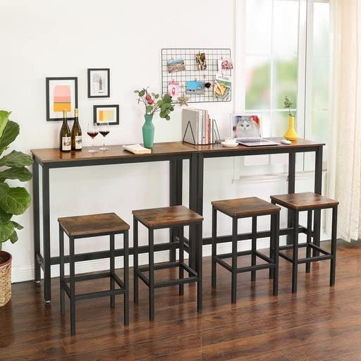 Bartisch schmal, Küchentisch, Küchentresen, rechteckiger Stehtisch