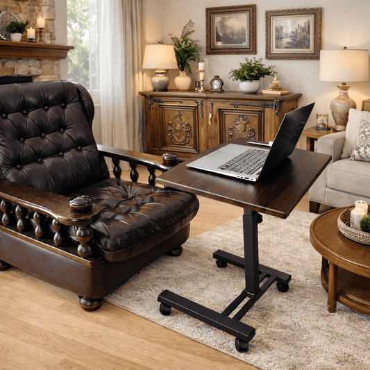 Laptoptisch Höhenverstellbar, Laptoptisch Sof und Bett, Schreibtisch auf Rollen, Tatkraft Salute