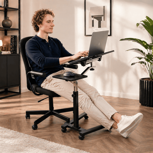 Laptoptisch, Laptoptisch Höhenverstellbar, für Bett, Sofa, mit Rollen, Tatkraft Joy, laptoptisch kaufen