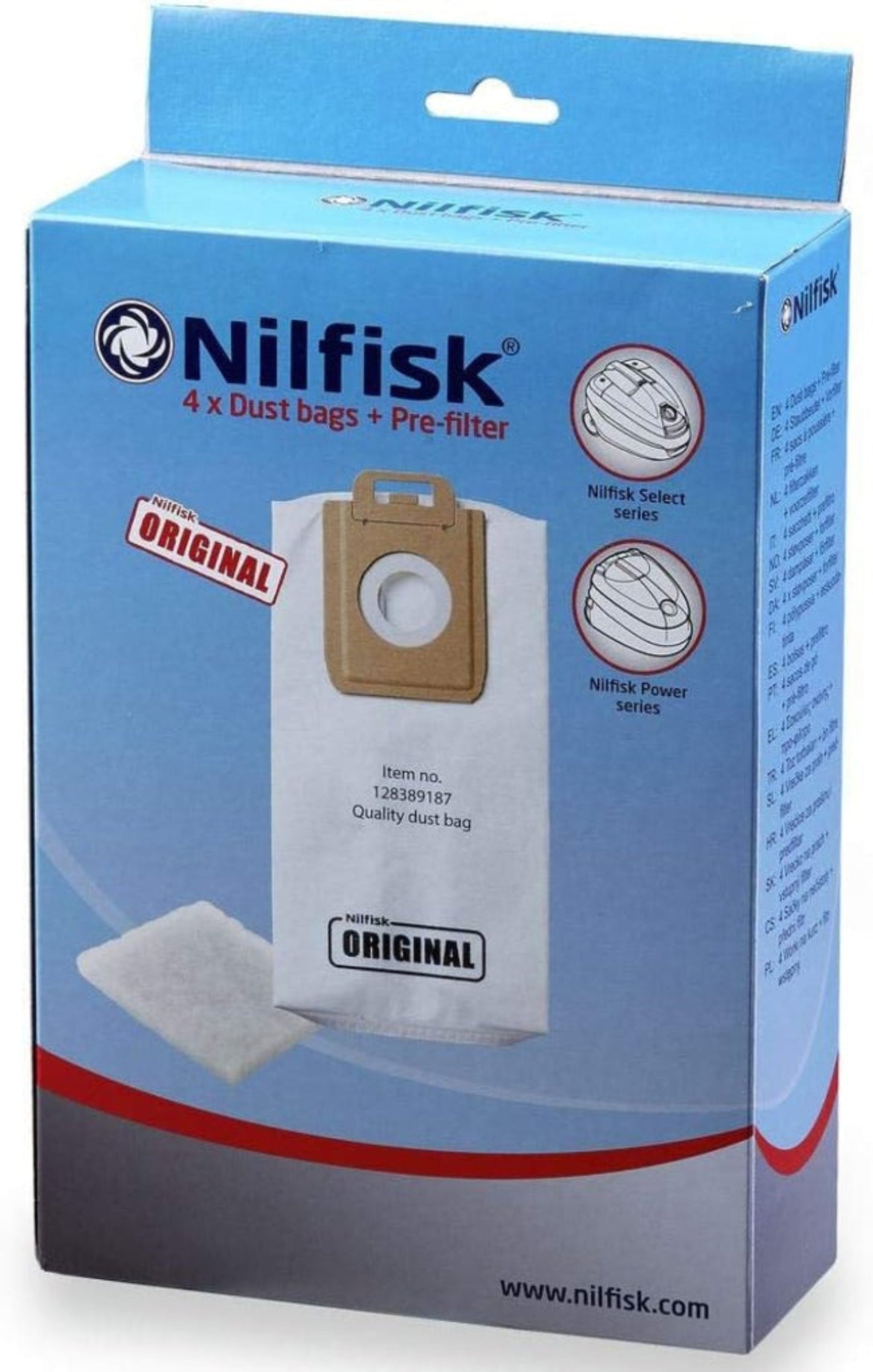 Filtersäcke für Nilfisk Staubsauger,1