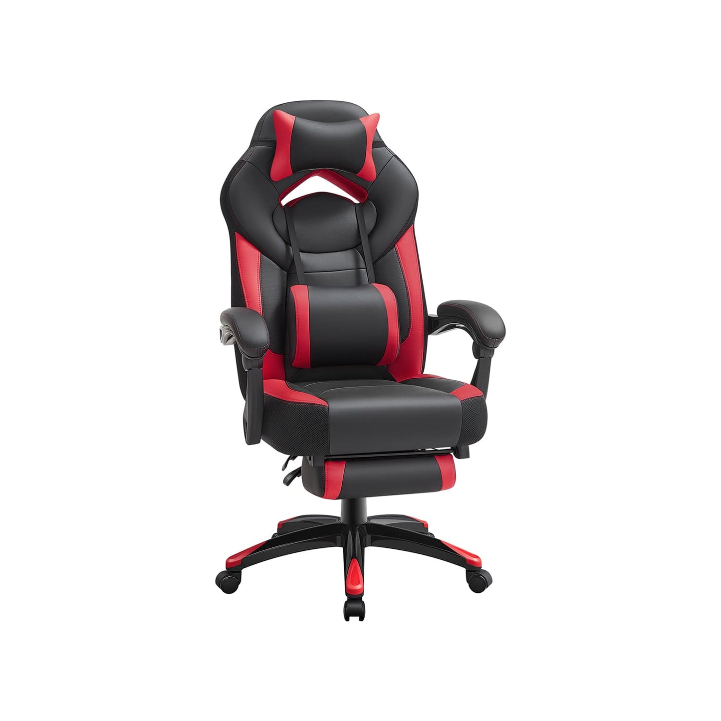 Gaming Stuhl, Bürostuhl mit Fußstütze, Schreibtischstuhl, ergonomisches Design