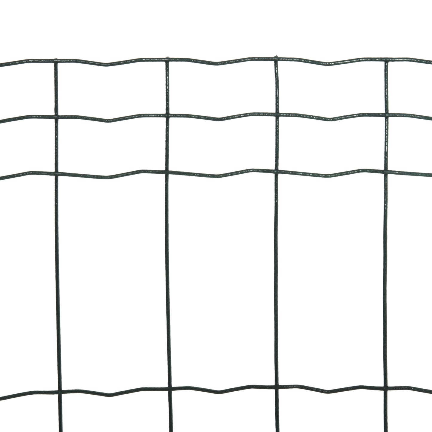 PawHut Maschendraht 10x122m Drahtzaun rolle Hundezaun Geflügelzaun Geflügelnetz Hühnerzaun Grün