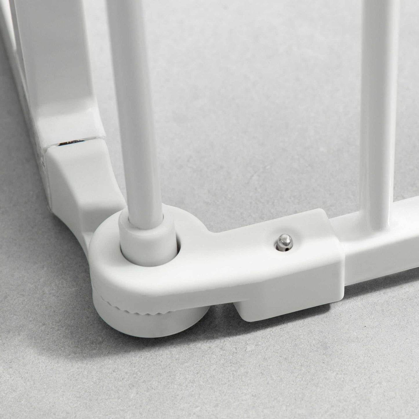 PawHut Welpenauslauf Welpengitter Freigehege Schutzgitter mit Tür flexibel klappbar 8 Paneele Weiß