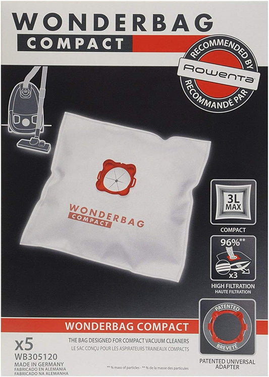 Ersatzbeutel für Staubsauger Rowenta WB3051 3 L (5 uds), 1