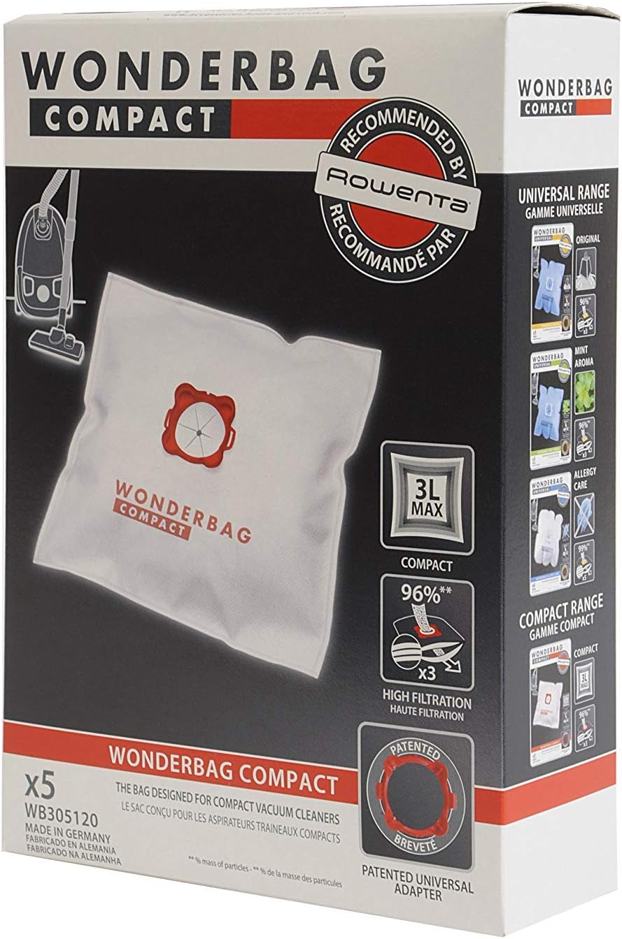 Ersatzbeutel für Staubsauger Rowenta WB3051 3 L (5 uds), 3